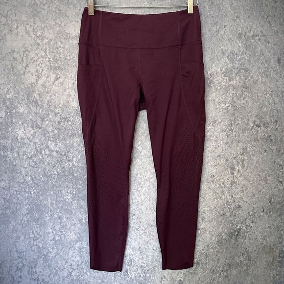 Member's Mark Pants - Active Pocket Stretch Leggings, Purple, Size L, EUC